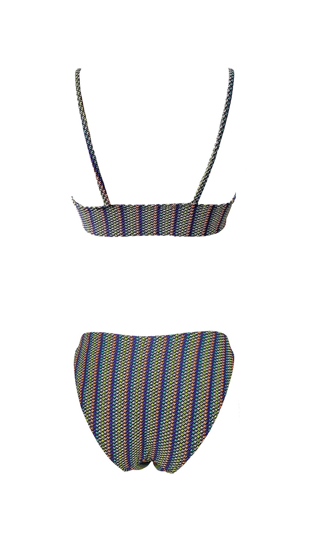 Dudu - Top de bikini estilo bandeau Jazzy