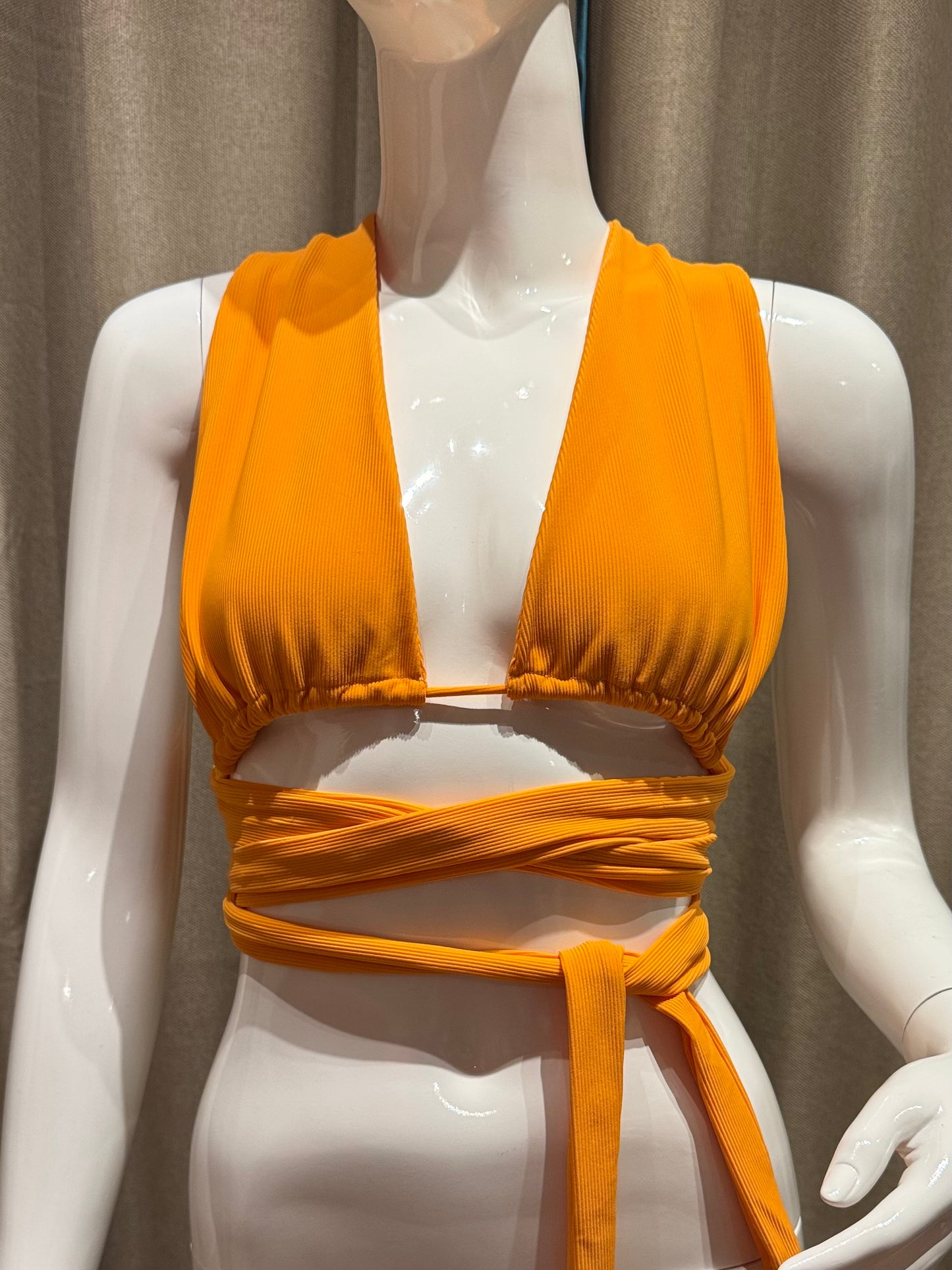 Apricot - Triangle Wrap-Around Bikini Top