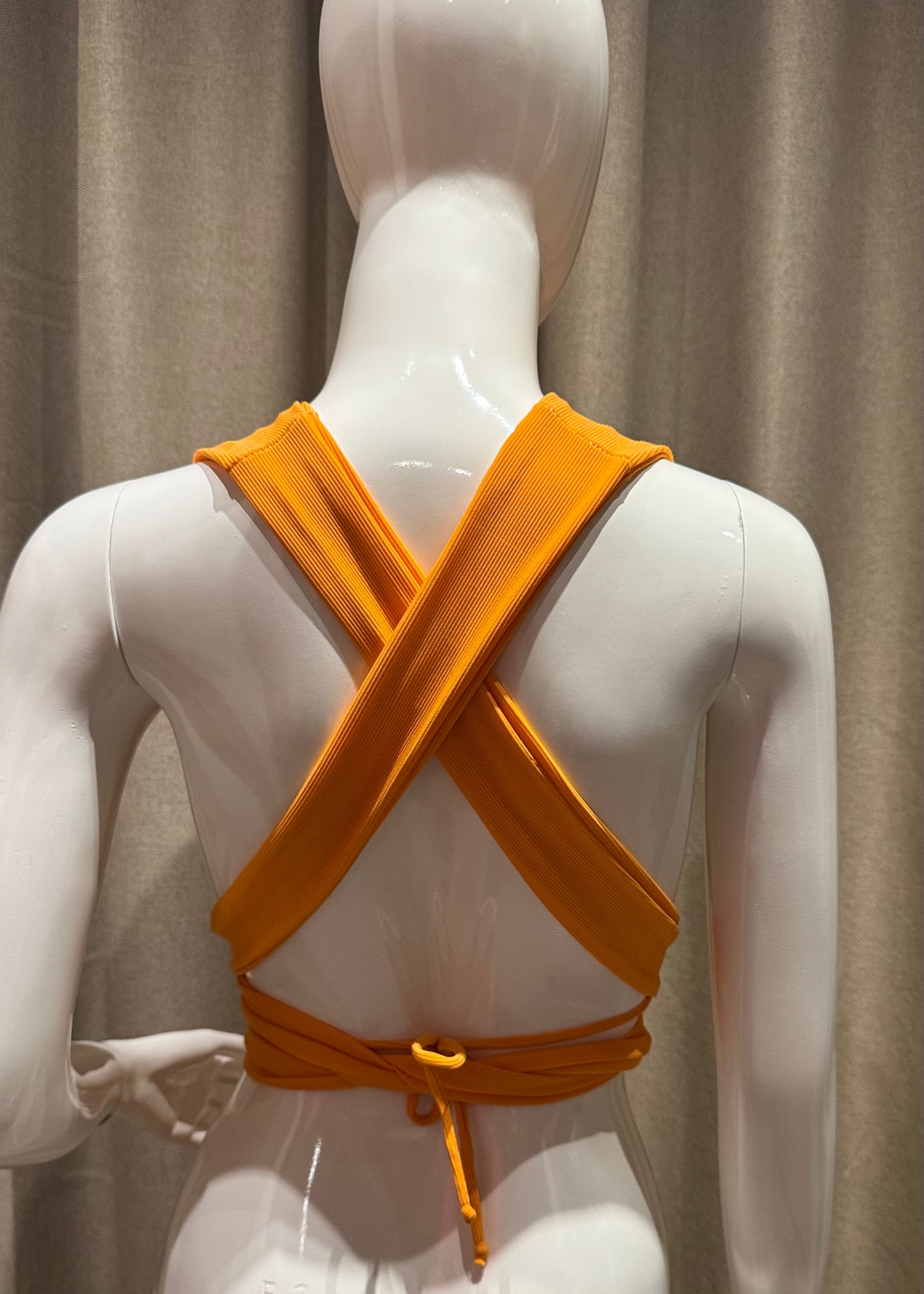 Apricot - Triangle Wrap-Around Bikini Top