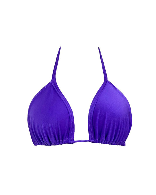 Luna - Purple stylish and comfortable triangle bikini top