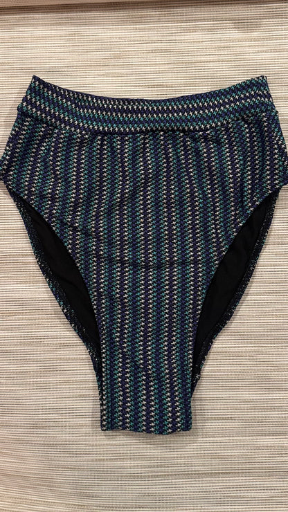 Gloria - Azure High Waist Bikini Bottom