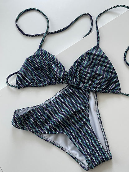 Dudu - Azure Low Rise Bikini Bottom